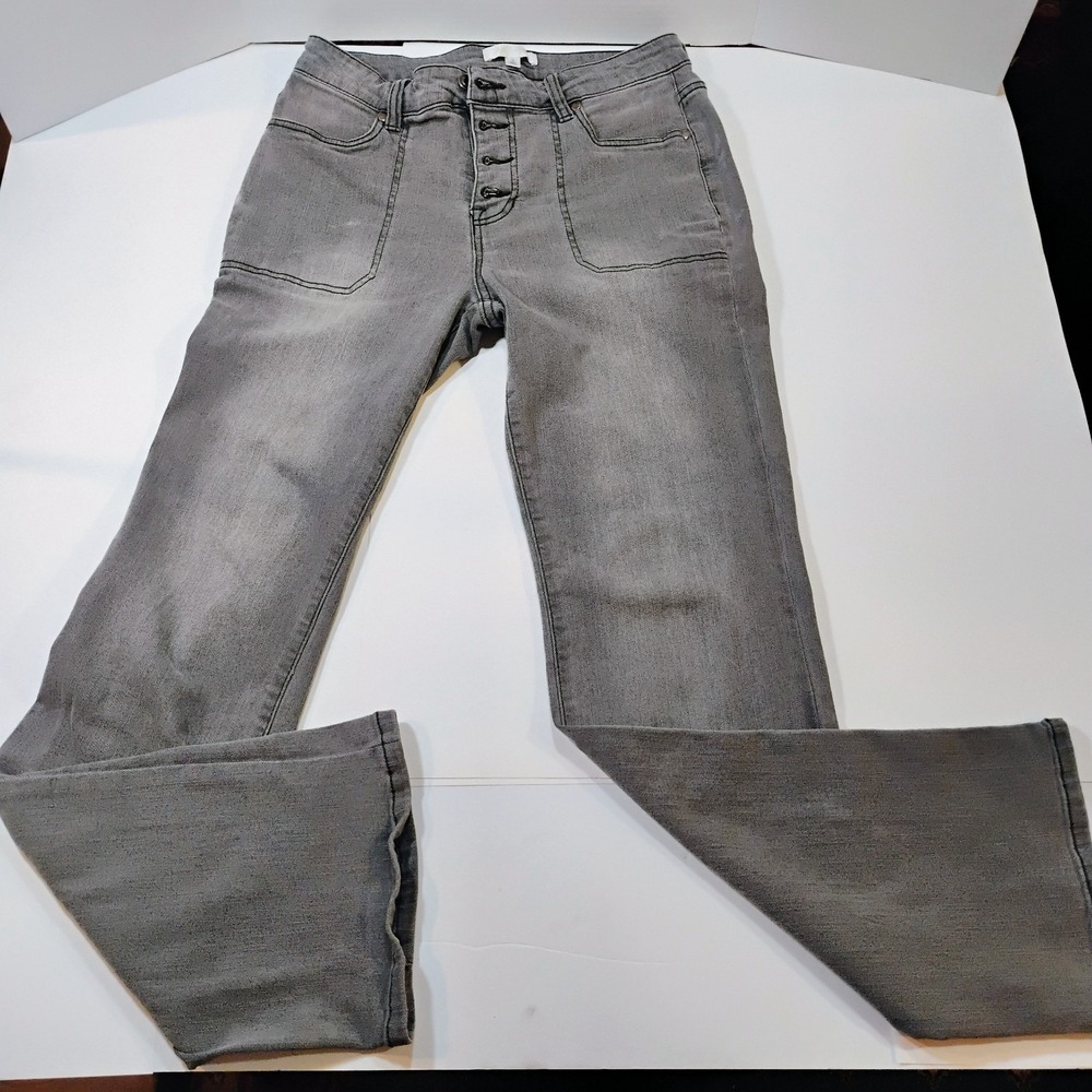 Daily Thread Women's Size 10 Straight Leg Jeans Black